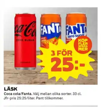 Coop Coca cola läskedryck erbjuda