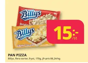 Tempo Billys pizza slice erbjuda