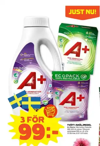 Stora Coop A+ tvättmedel flytande erbjuda