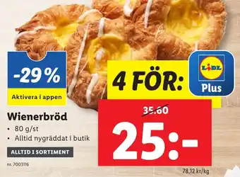 Lidl Wienerbröd erbjuda