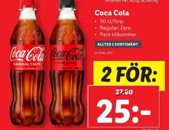 Lidl Coca Cola erbjuda