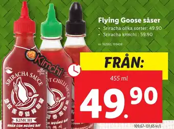 Lidl Flying Goose såser erbjuda