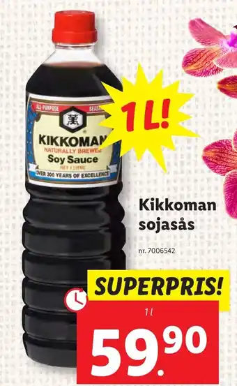 Lidl Kikkoman sojasås erbjuda