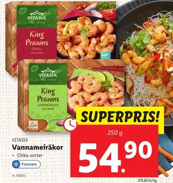 Lidl Vannameiräkor erbjuda
