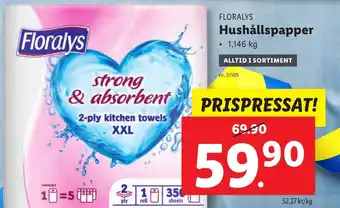 Lidl Hushållspapper erbjuda