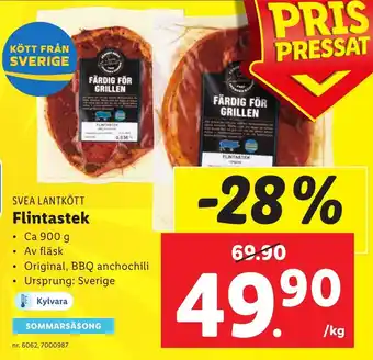 Lidl Flintastek erbjuda