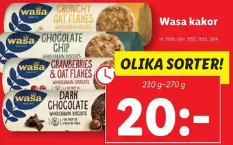 Lidl Wasa kakor erbjuda