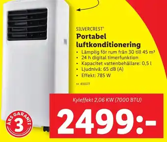 Lidl Portabel luftkonditionering erbjuda