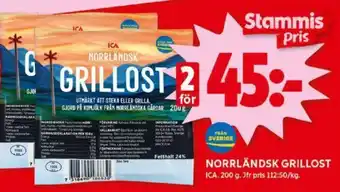 ICA Kvantum NORRLÄNDSK GRILLOST erbjuda
