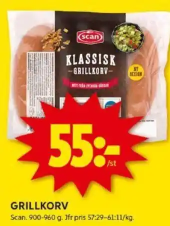 ICA Kvantum GRILLKORV erbjuda