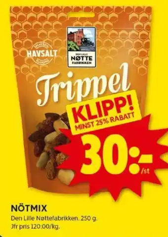 ICA Kvantum NÖTMIX erbjuda
