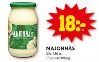ICA Kvantum MAJONNÄS erbjuda
