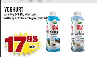 Supergrossen YOGHURT erbjuda