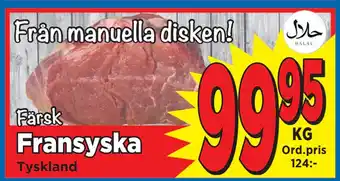 Supergrossen Fransyska erbjuda
