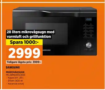 Power MIKROVÅGSUGN erbjuda