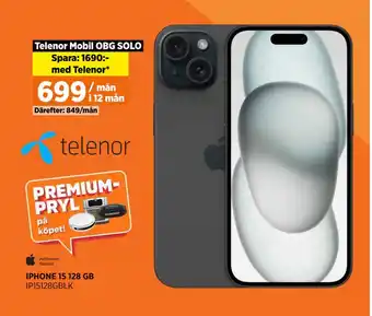 Power IPHONE 15 128 GB erbjuda