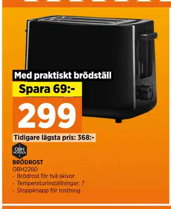 Power BRÖDROST erbjuda