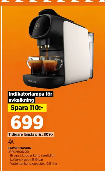 Power KAPSELMASKIN erbjuda