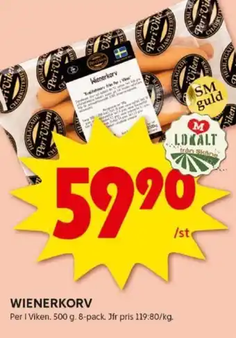 ICA Kvantum WIENERKORV erbjuda