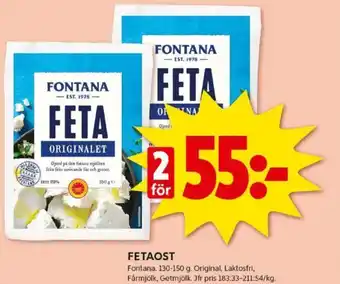 ICA Kvantum FETAOST erbjuda