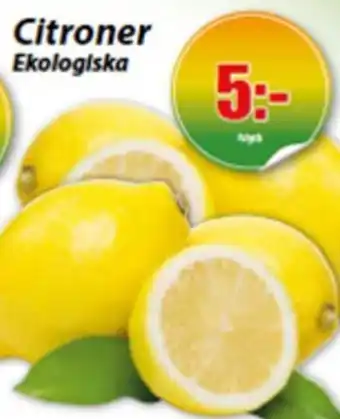 Extra Mjällby Stormarknad Citroner erbjuda
