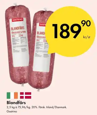 Snabbgross Blandfärs erbjuda