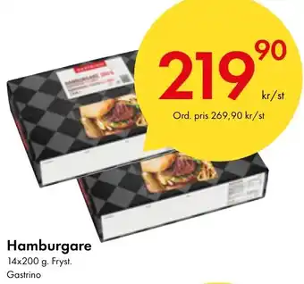 Snabbgross Hamburgare erbjuda