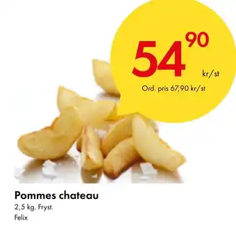 Snabbgross Pommes chateau erbjuda