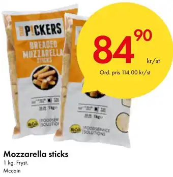 Snabbgross Mozzarella sticks erbjuda