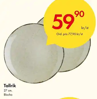 Snabbgross Tallrik erbjuda