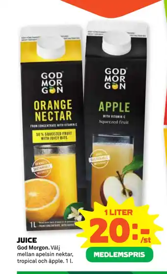 Stora Coop JUICE erbjuda