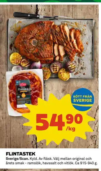 Coop Daglivs FLINTASTEK erbjuda