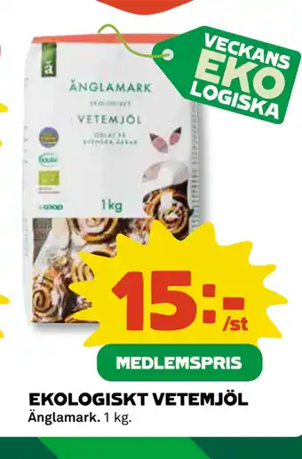 Coop Daglivs EKOLOGISKT VETEMJÖL erbjuda