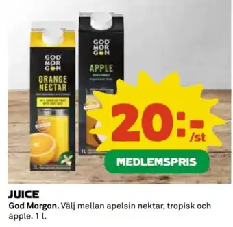 Coop JUICE erbjuda