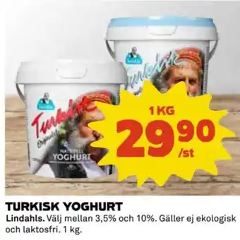 Coop TURKISK YOGHURT erbjuda