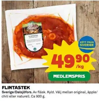 Coop FLINTASTEK erbjuda