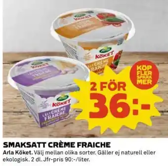 Coop SMAKSATT CRÈME FRAICHE erbjuda