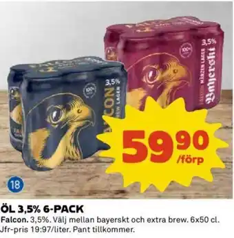 Coop ÖL 3,5% 6-PACK erbjuda
