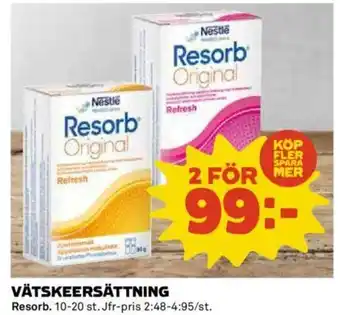 Coop VÄTSKEERSÄTTNING erbjuda