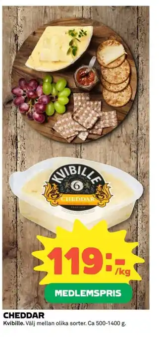 Coop CHEDDAR erbjuda