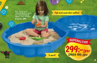 Leklust BIG Sand- och vattensnäcka erbjuda