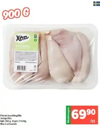 Coop Extra Färsk Kycklingfilé erbjuda