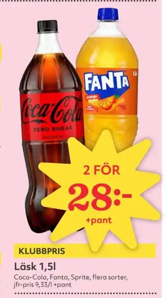 Hemköp Coca cola läskedryck erbjuda