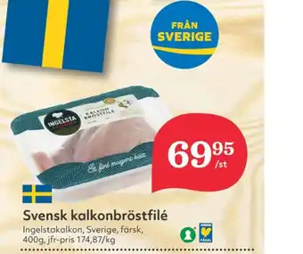 Hemköp Ingelsta kalkon kalkonbröstfilé erbjuda
