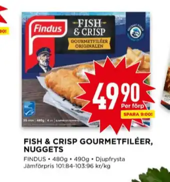 Willys Findus fisknuggets erbjuda