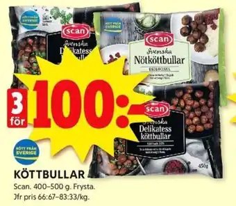 ICA Kvantum KÖTTBULLAR erbjuda