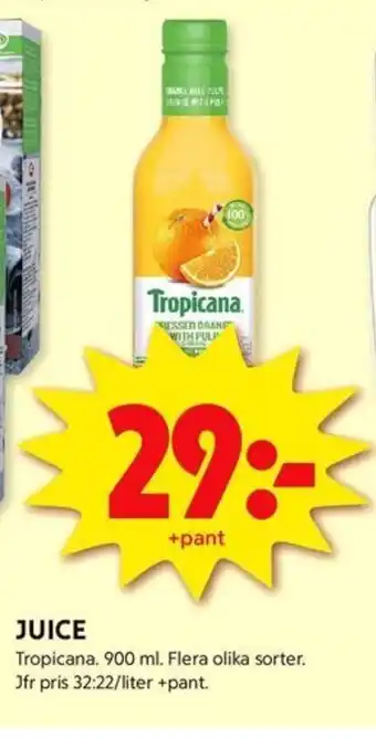 ICA Kvantum JUICE erbjuda