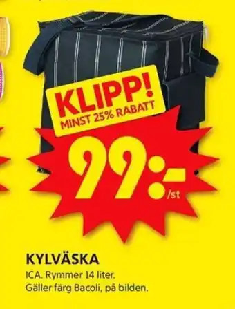ICA Kvantum KYLVÄSKA erbjuda