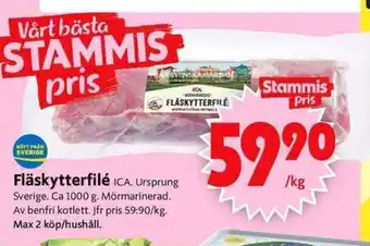 ICA Supermarket Fläskytterfilé erbjuda