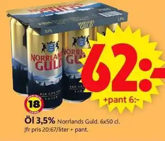 ICA Supermarket Öl 3,5% erbjuda